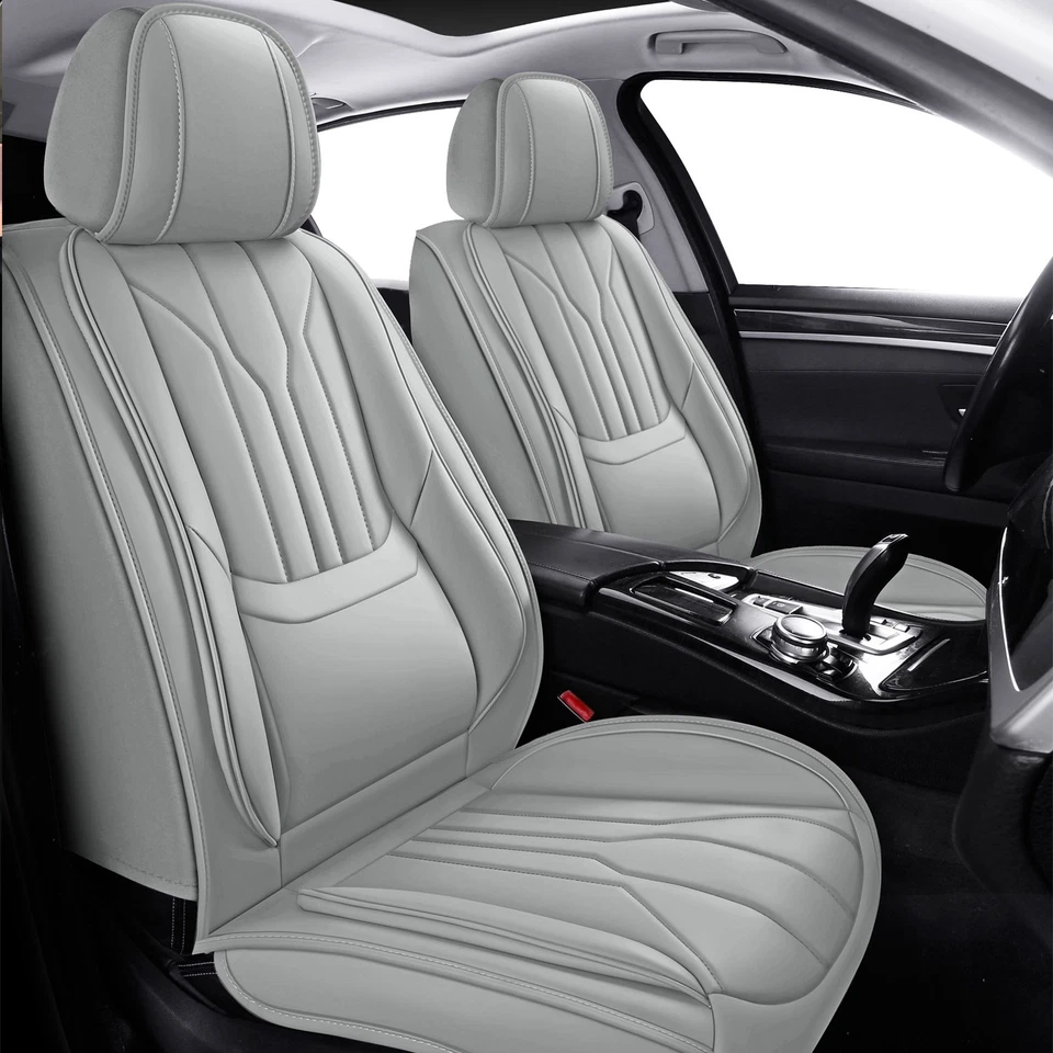 For Hyundai Tucson Accent Sonata Elantra Car Seat Covers Napa Leather Protectors Foto 2 de 4