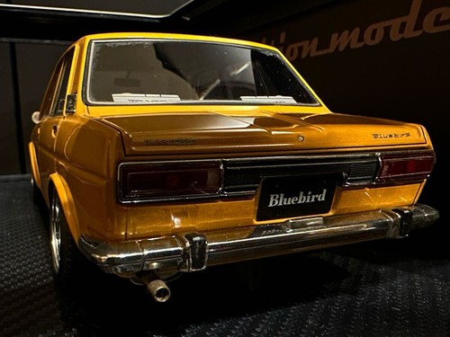 1/18 Ignition IG0614 Datsun Bluebird SSS 510 Brown Diecast Car Classic Vintage - Picture 3 of 10