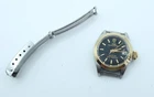Vintage Tudor Rolex Princess Oysterdate automatic black dial 18ct gold bezel
