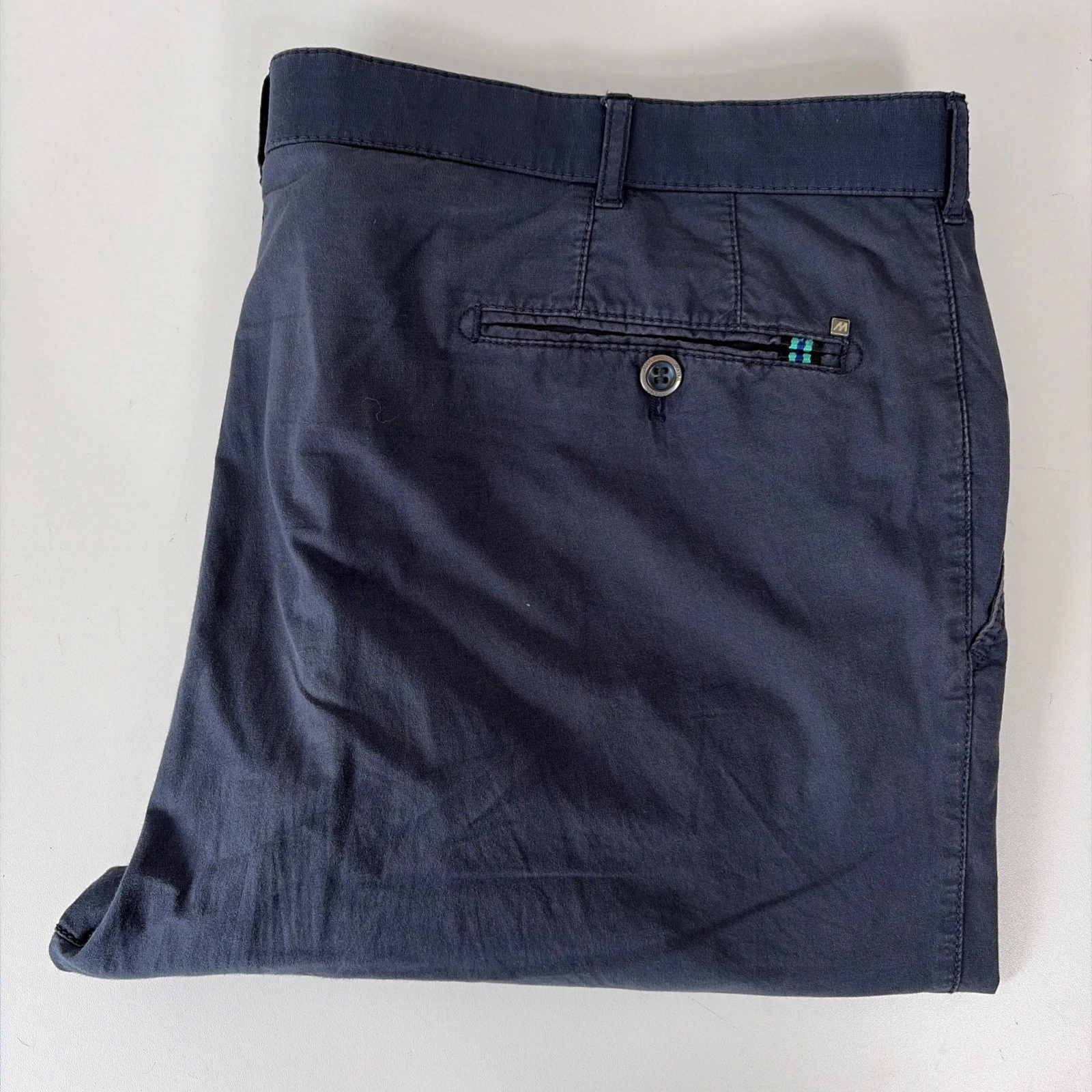 Meyer Rio Trousers Men’s W44 L32 Navy Blue Modern Comfort Chinos Smart Work
Opens in a new window or