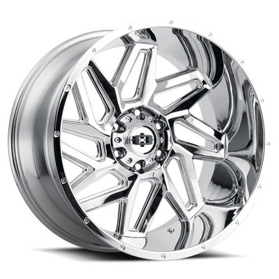 One 20x10 Vision 361 Spyder 5x5.5/5x139.7 -25 Chrome Wheel Rim 108