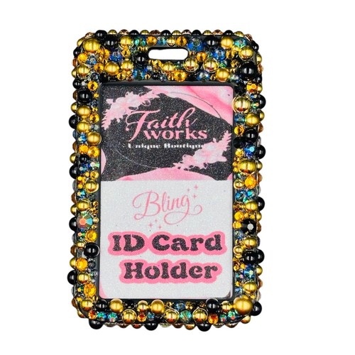 Bling Pearl Name Badge Card Holder Replacement (Reel Clip Not Included) Purple - 第 25/48 張圖片