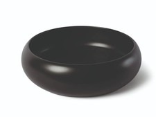Aufsatzwaschbecken LUCA SANIT&Auml;R rund schwarz matt Keramik LUCE1621MB NEU