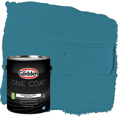 Glidden Interior Paint Premiumr Teal/Aqua Interior Paint /Adventure One Coat