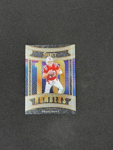 2025 Panini Select Numbers Drake Maye #15