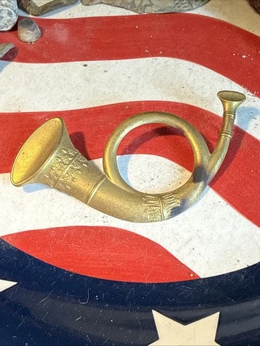 Non Dug Civil War 💥 🇺🇸 💣 Infantry Bugle Hat Insignia