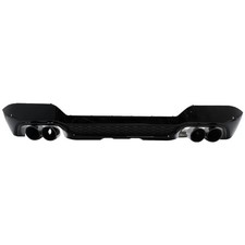 Sto�stange Diffusor Doppel Endrohre f�r BMW X3 G01 LCI M-Sport 2021-2023 Schwarz