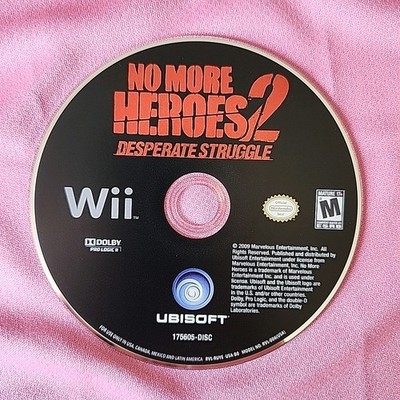 No More Heroes 2: Desperate Struggle Disc Only (Nintendo Wii, 2010)