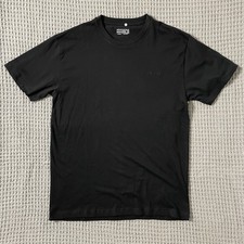 Aeropostale Aero Pima Cotton Mens Medium Black T-Shirt Embroidered Logo New