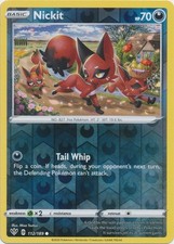 Nickit 112/189 Common Darkness Ablaze Pokemon Reverse Holo Lightly Played