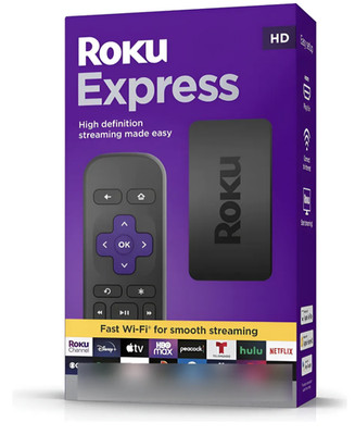 Roku Express | HD Streaming Media Player with High Speed HDMI Cab