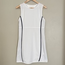 Tory Burch White Active Textured Sleeveless Dress fits Small/Medium *H3