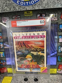 Oto&ntilde;o 1987 Nintendo Fun Club News V1 #3 The Legend of Zelda NES Nintendo PSA 6.0