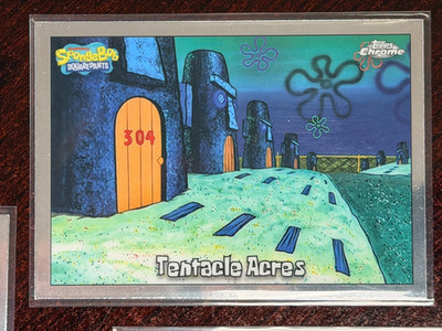 2025 Topps Chrome SpongeBob SquarePants TENTACLE ACRES Base Card