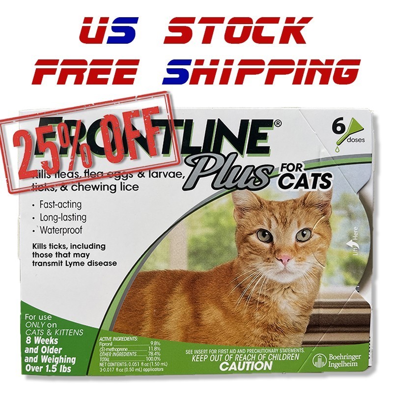 For CATS / 8 WEEKS / 6 Doses GENUINE  -FREE SHIPPING- US Stcok Exp 02/2028+