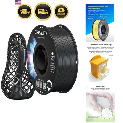 ABS Filament 1.75mm 3D Printer Filament 1kg Black Impact Resistant Tough