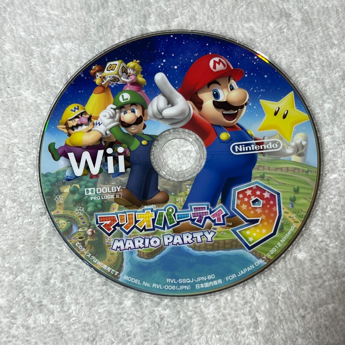 Nintendo Wii Mario Party 9 Game Disc Only Japanese Version RVL