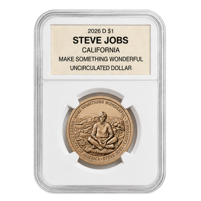 2026 D American Innovation $1 Dollar Coin BU/UNC California Steve