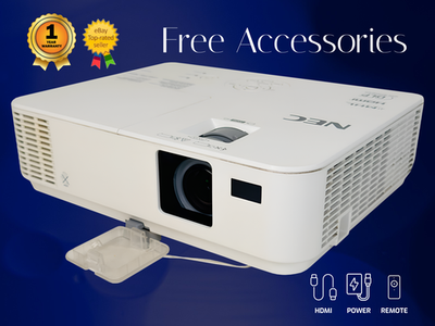 #ad Eco Friendly DLP Projector for Weekend Movies 3300 Lumens Full HD Long Life Lamp $128.35
