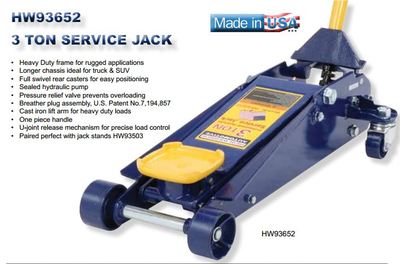 Hein-Werner (HW93652) 3Ton Service Jack Made In USA | eBay