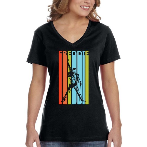 freddie mercury t shirt women's