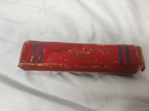Vintage M. Hohner Marine Band No. 365 Harmonica - Key of C w/Original Box - Picture 4 of 5