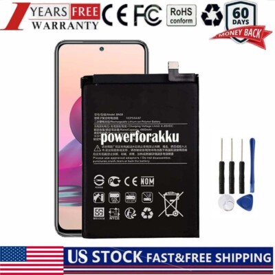 New BN59 Battery For Xiaomi Redmi Note 10 Note 10 Pro 10S M2101K7BG M2101K7BNY