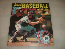 1982 Topps Baseball STICKER ALBUM Stamps Unused Empty Book No Stamps