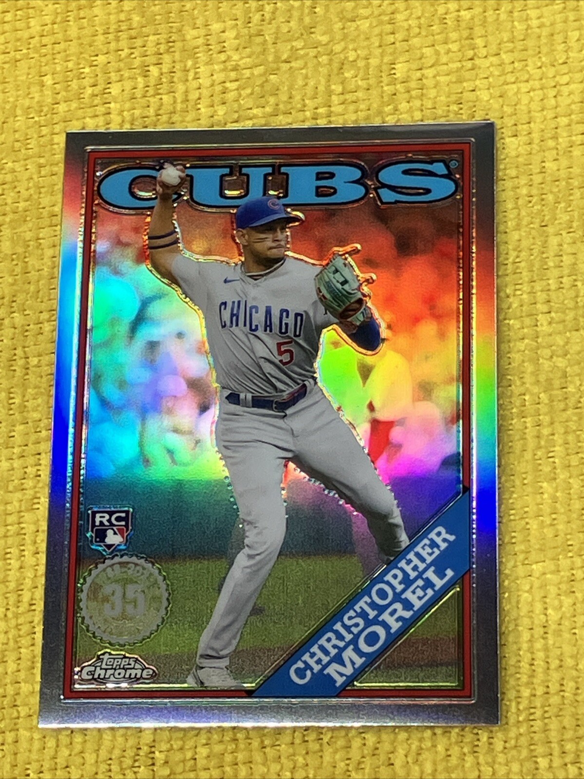 Christopher Morel RC 2023 Topps Chrome #88BC-20 1988 Baseball - Chicago Cubs