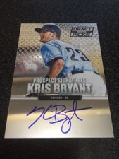 2013 KRIS BRYANT Prizm Draft Picks SP #6  Autograph Rookie Card Auto Au RC Cubs
