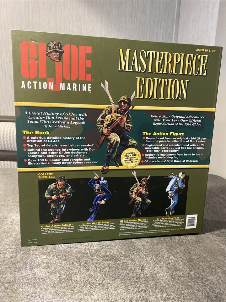 GI Joe Action Pilot Masterpiece Edition Deluxe Book and Reproduction 1964