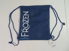 New Disney Frozen The Hit Broadway Musical Drawstring VIP Cinch Bag Backpack