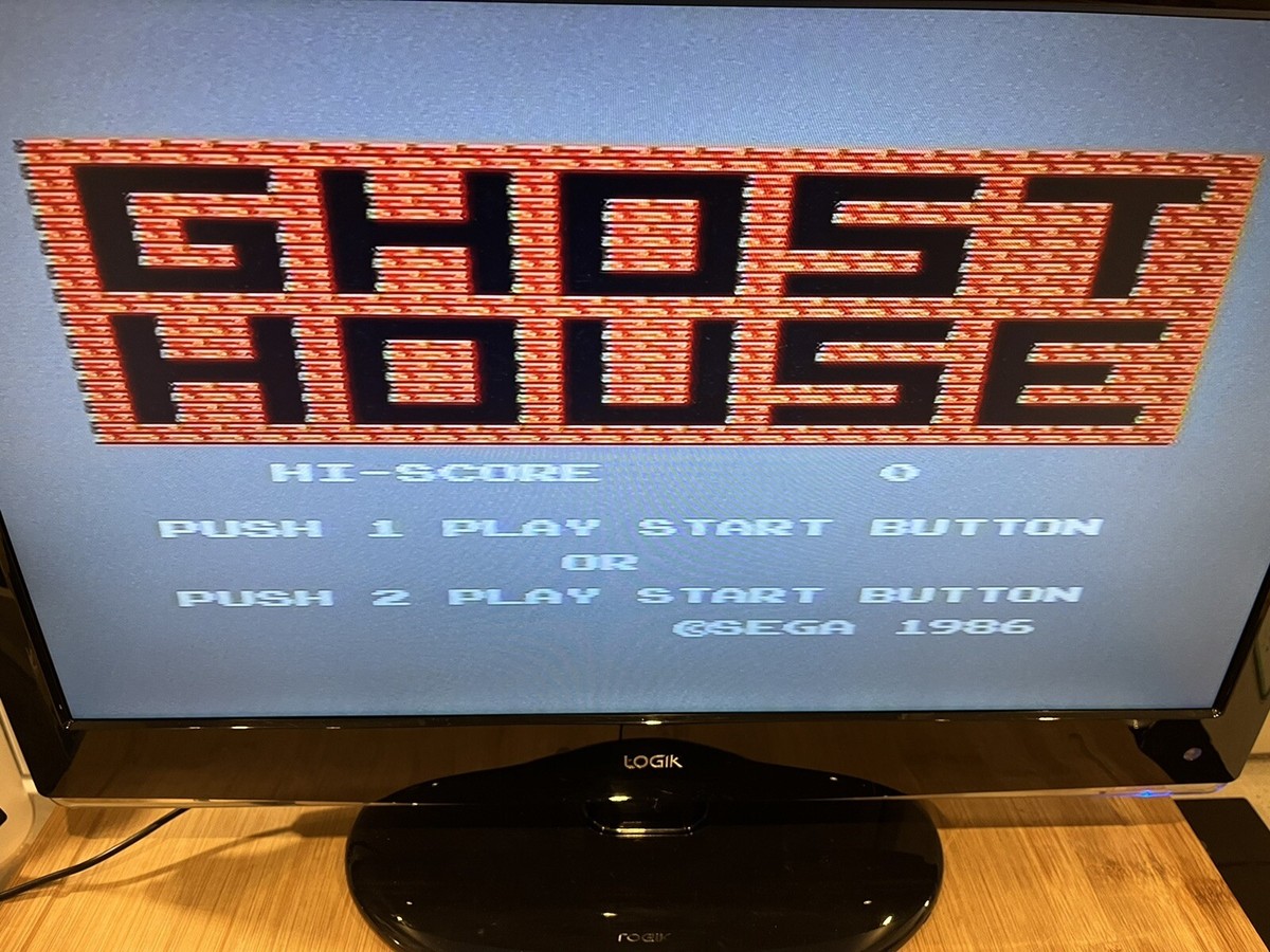 SEGA Master System – Jeu GHOST HOUSE – Édition 1983 – Bon état