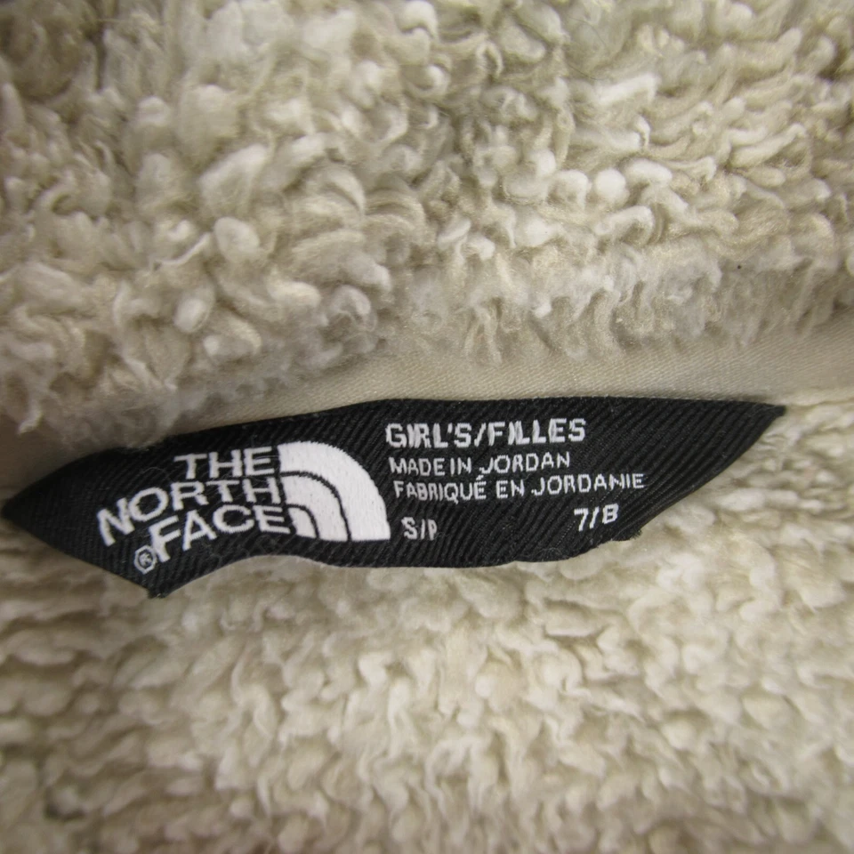 Chaqueta North Face Niñas Pequeña Manga Larga Bolsillos Ligera Cremallera Completa Blanca Foto 3 de 4