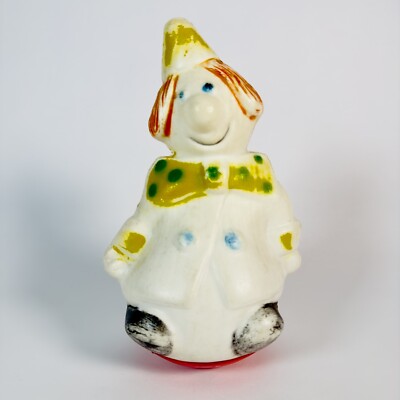Vintage Combex Roly Poly Glockenspiel Clown Made in England