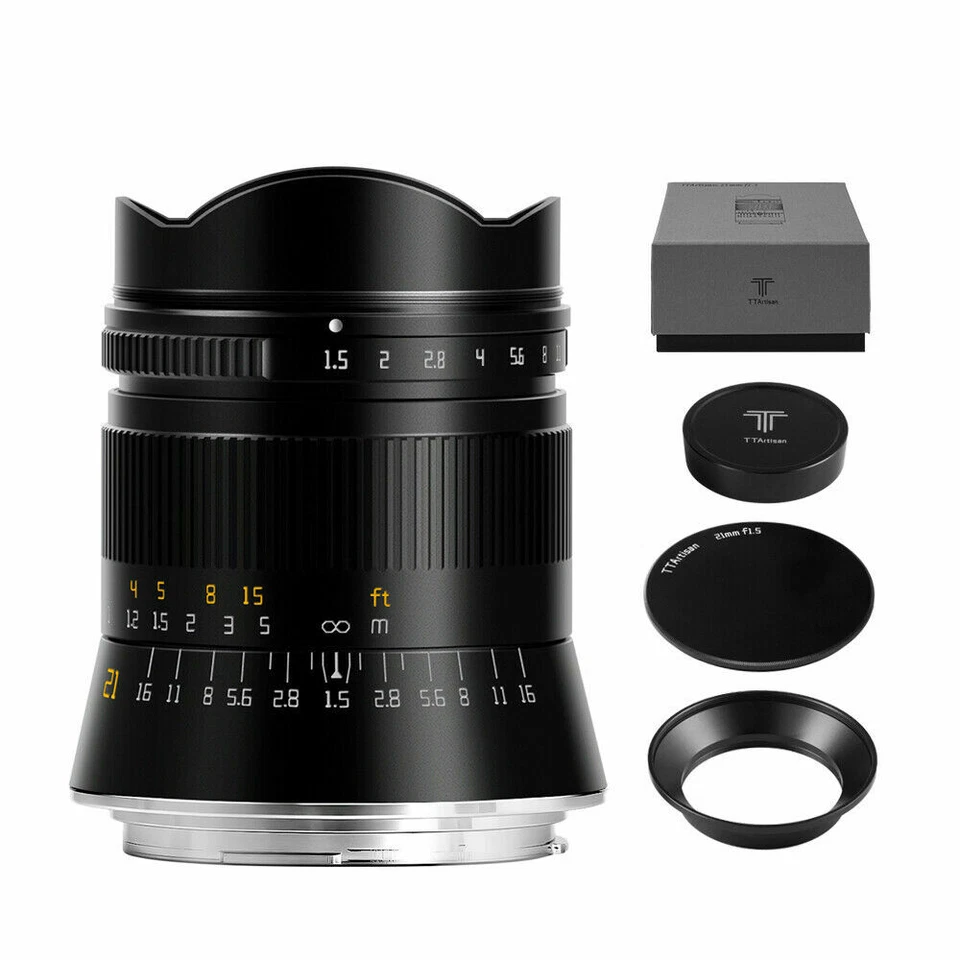 TTArtisan 21mm F1.5 Full Frame Lens For Sony E-Mount A7R2 VG10 A9 A1 5N Camera - Image 3 of 4