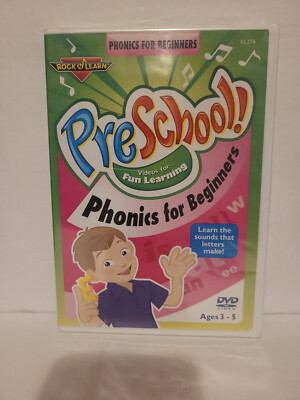 Rock N Learn PreSchool Phonics for Beginners (DVD, 2012) - BRAND NEW ...
