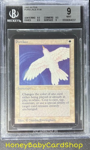 MTG Limited Edition Alpha 1993 Purelace BGS 9.0 MINT Old School 93/94