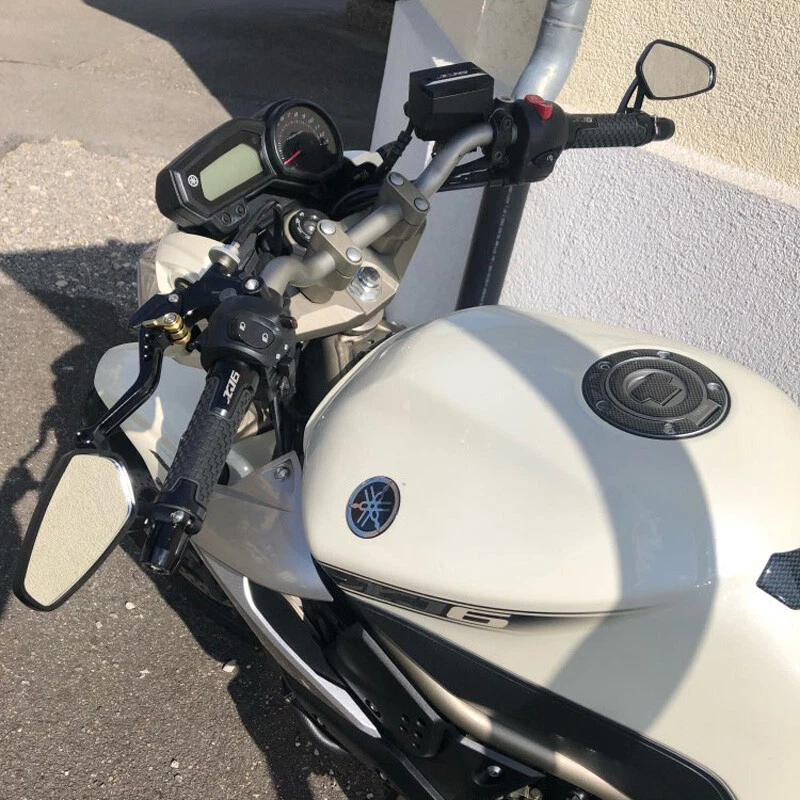 Espejos retrovisores de extremo de manillar personalizados para motocicleta Harley Davidson V Rod Muscle 7/8" A Foto 2 de 4