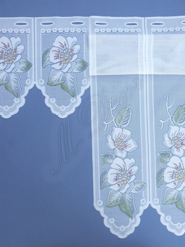 White cafe net curtains, a wide range of pelmets, finest quality! Ready to hang - Picture 6 of 11