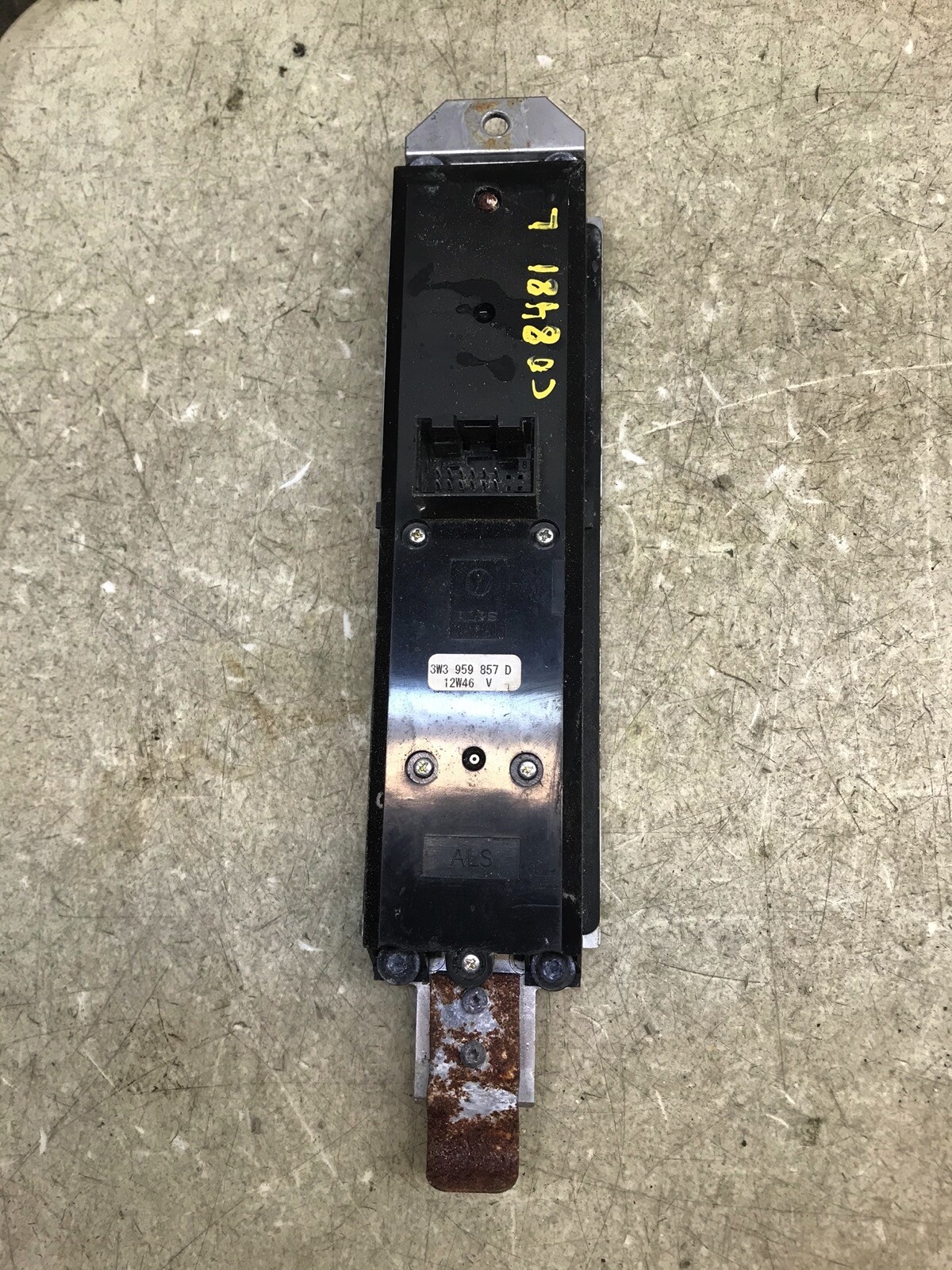 13 14 15 16 17 18 Bentley GT Master Power Driver Window Switch Control 3W0959857