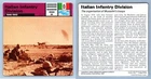 Italian Infantry Division - 1940-43 - Military - WW2 Edito-Service SA 1977 Card