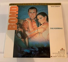 James Bond 007, THUNDERBALL Laser Videodisc DELUXE LETTER