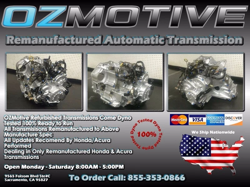 Honda Accord 1998-2002 2.3L Reman.  Automatic Transmission 3 year Warranty - Image 3 of 4
