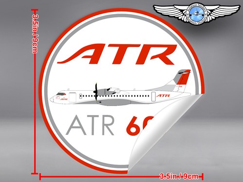 ATR 600 ATR72 72-600 ROUND DECAL / STICKER - Picture 2 of 5