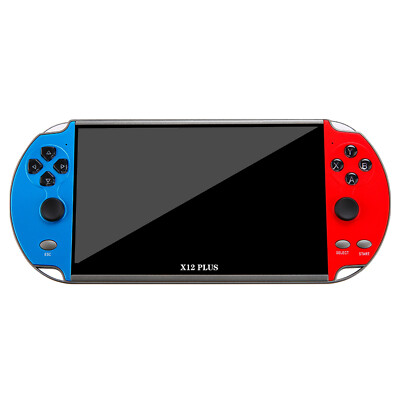 X12 Plus 7-inch Handheld Video Game Console Built in 16GB TFcard 1000+Games D9U4