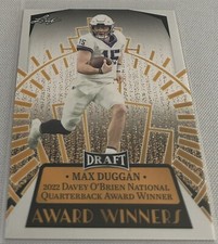 2023 Leaf Draft Football Max Duggan TCU Horned Frogs Award Winners #16