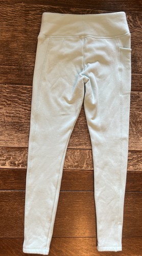 Girls Justice Fleece Lined Leggings | Light Blue | Size 10 - Picture 2 of 5