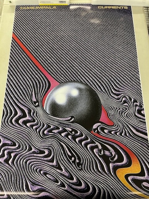 Tame Impala Original 10” + Signed poster Tame Impala Original 10” + Signed poster Tame Impala