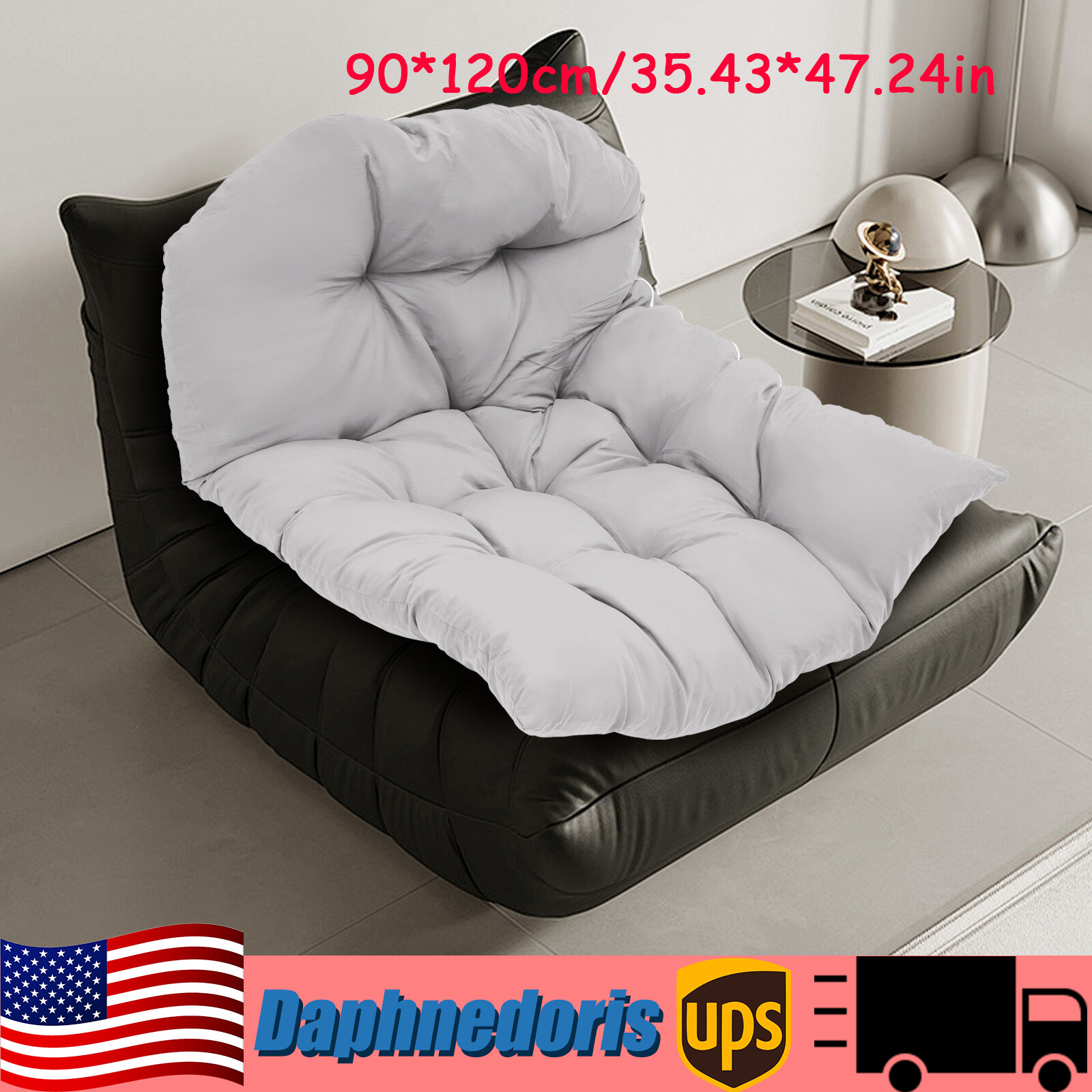 Replacement Cushion For Garden Swing Chair Bench Hammock Seat Backrest Pad Mat